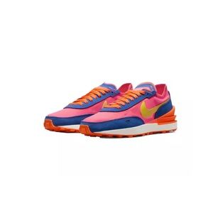 Nike Waffle One "Racer Blue/Bright Citron/Hyper Pink" Women's Shoe